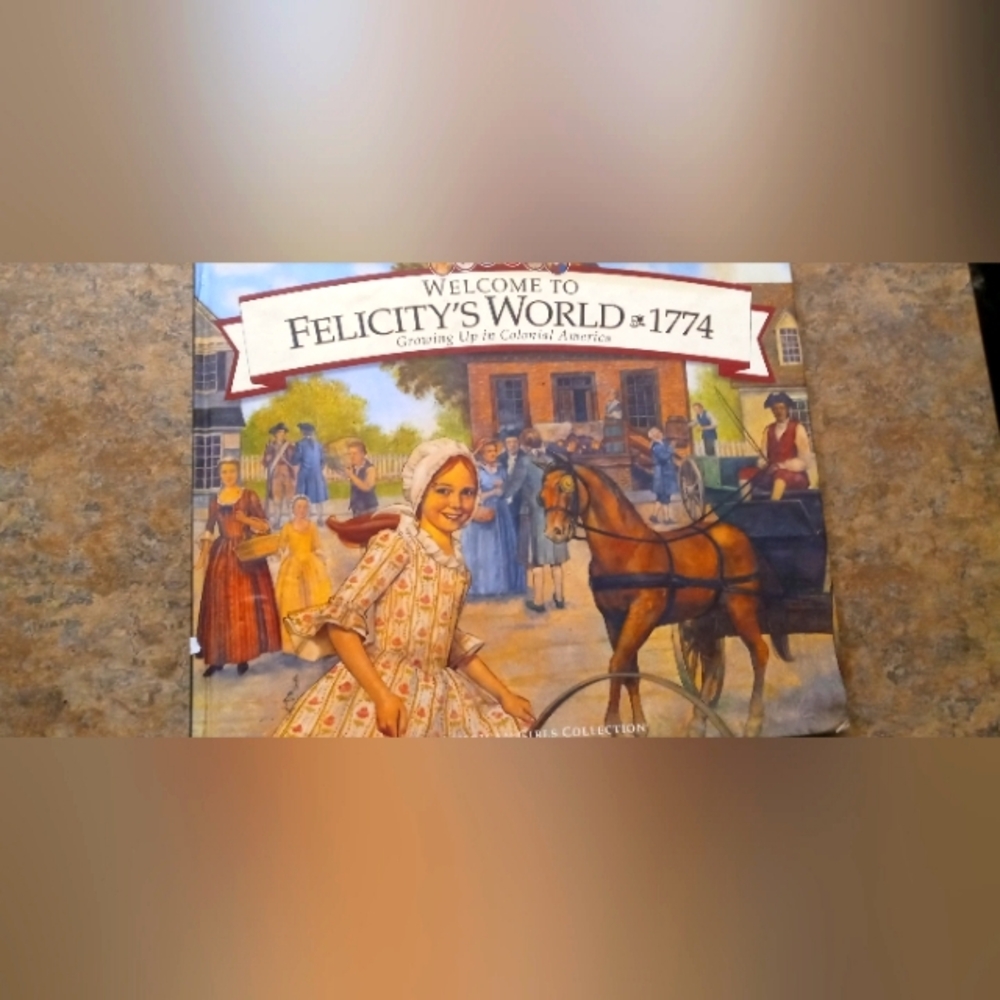 Felicity's World 1774 Illustrated Book - Historical Home Accent
